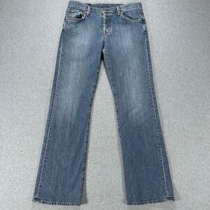 Lucky Brand Jeans Easy Rider Womens 32 x 32 Blue Denim Y2K Grunge Vintage